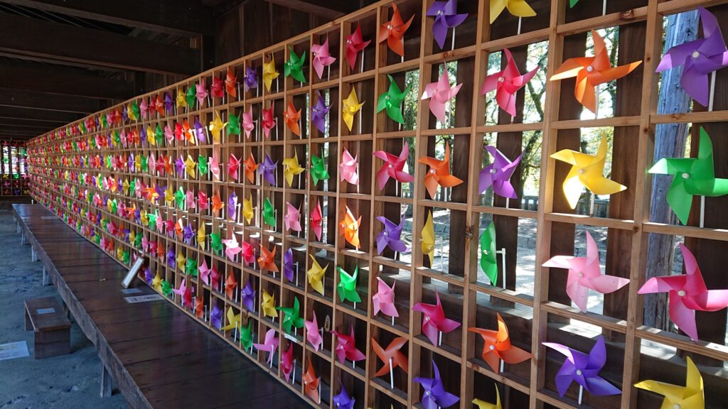 かざぐるま回廊近景