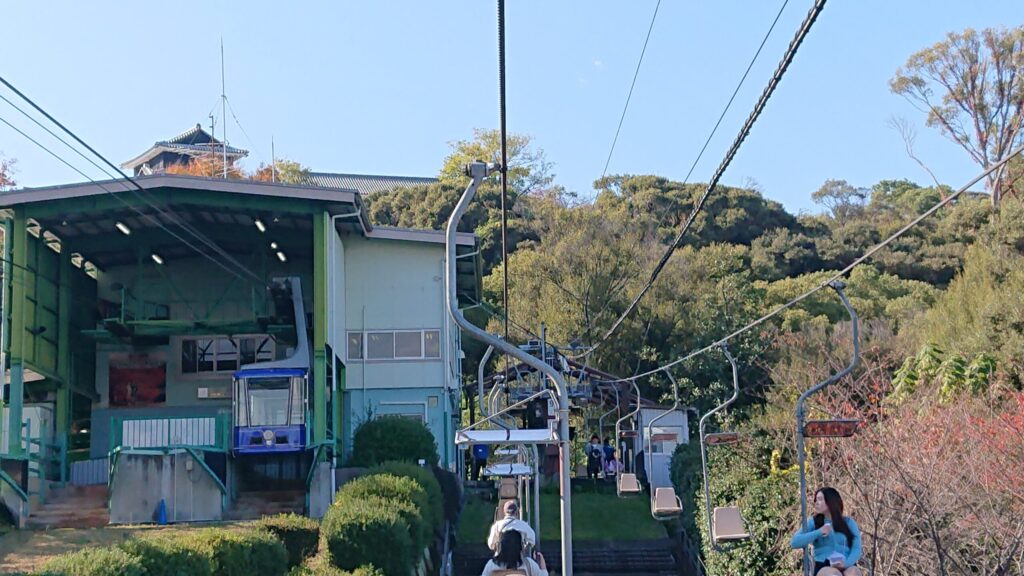 ロープウェイ到着駅