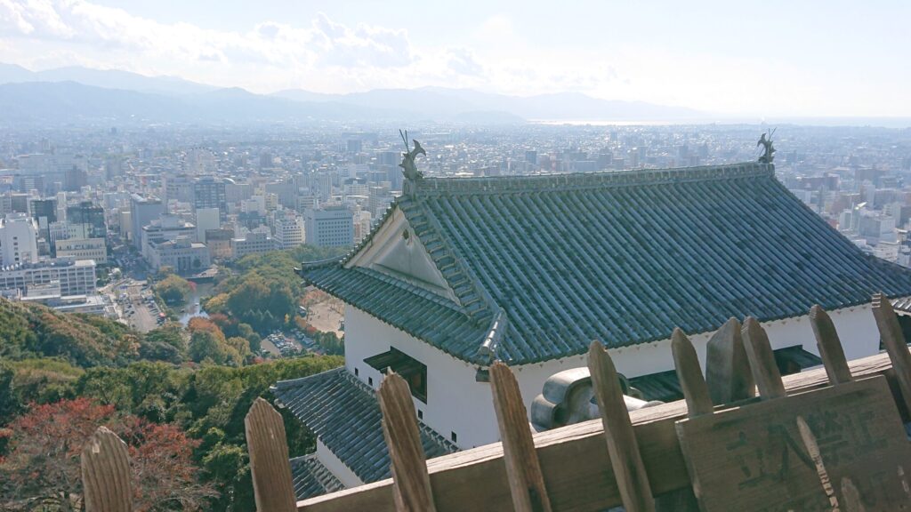 天守からの絶景その2