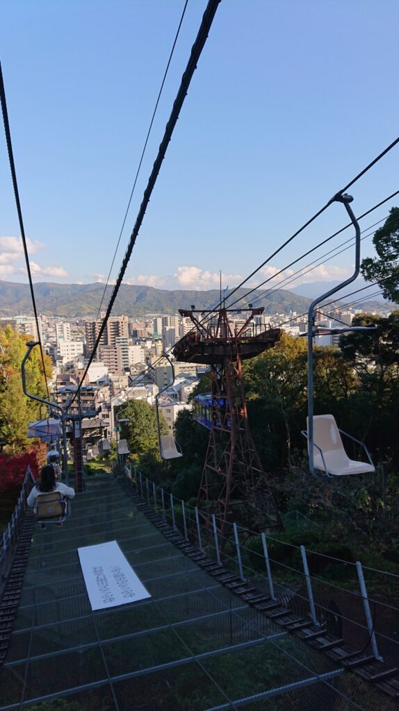 リフトから見下ろす絶景