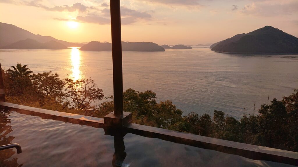 朝日と海と露天風呂その3