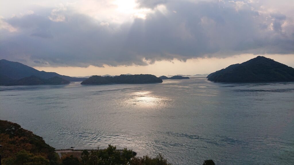 テラスから見る海と島々その4