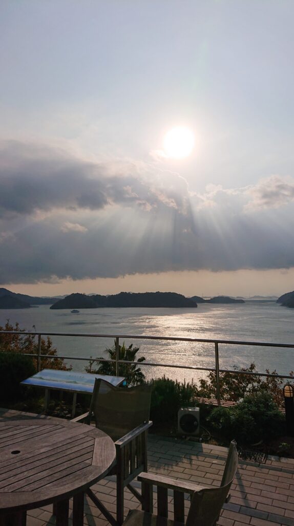 テラスから見る海と島々その5