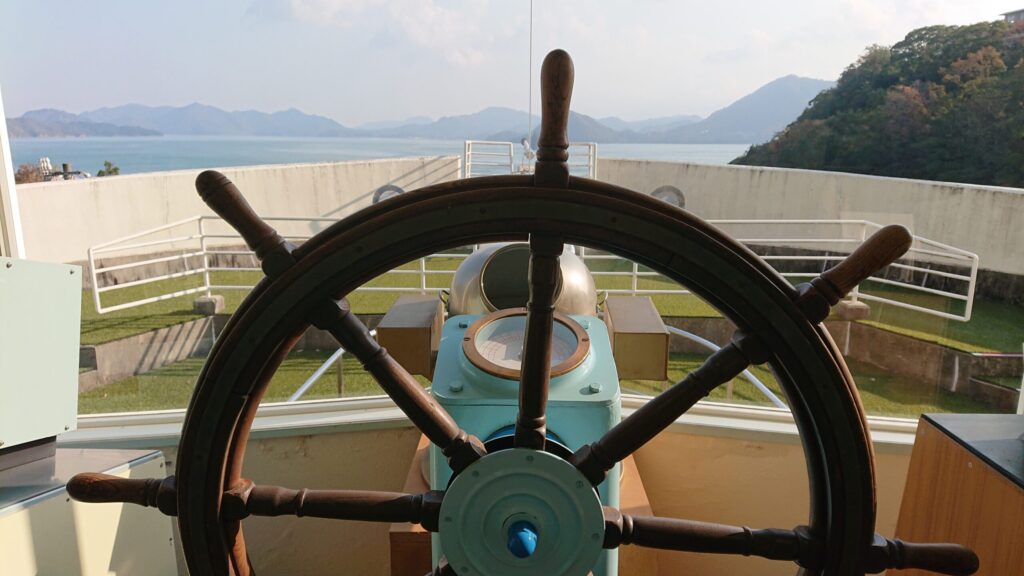 資料館から見える海その１