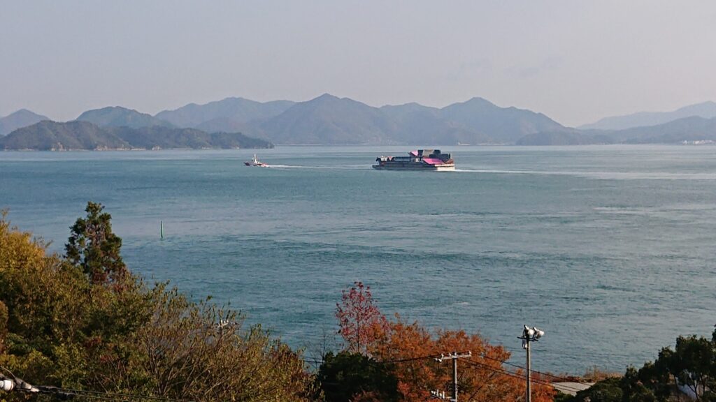 資料館から見える海その３