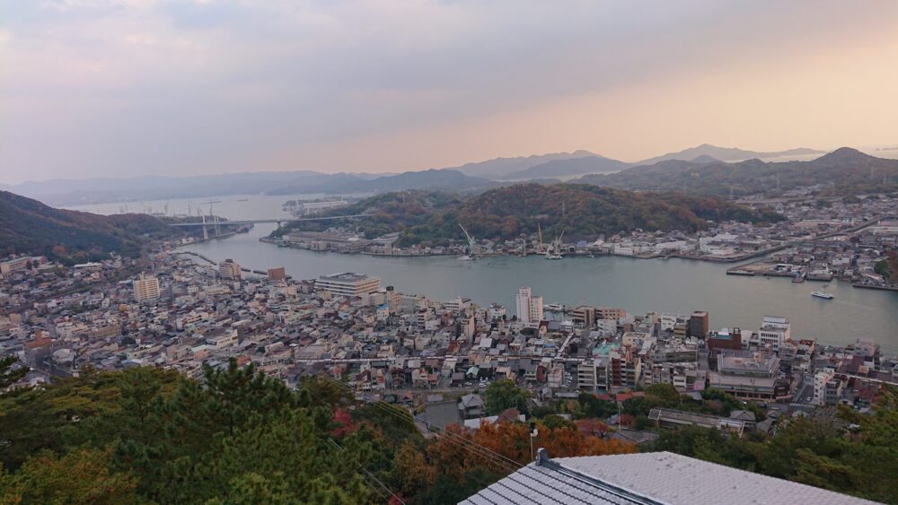 尾道港を見下ろす風景その２