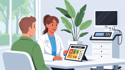 カウンセリングをイメージしたイラスト