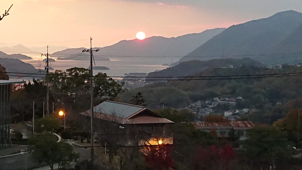 夕日と尾道湾その6