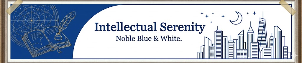 「知的な静寂～」ページをイメージしたイラスト