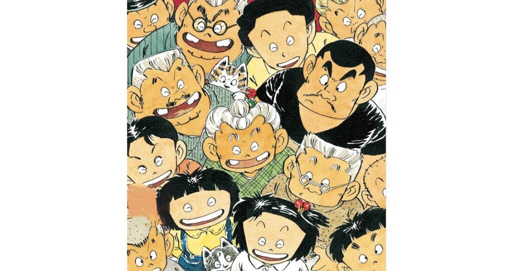 主な登場人物勢揃いのイラスト