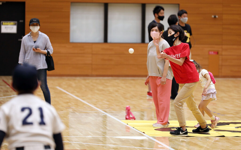 ベースボール５体験会の様子